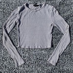 Forever 21 long sleeve crop top
